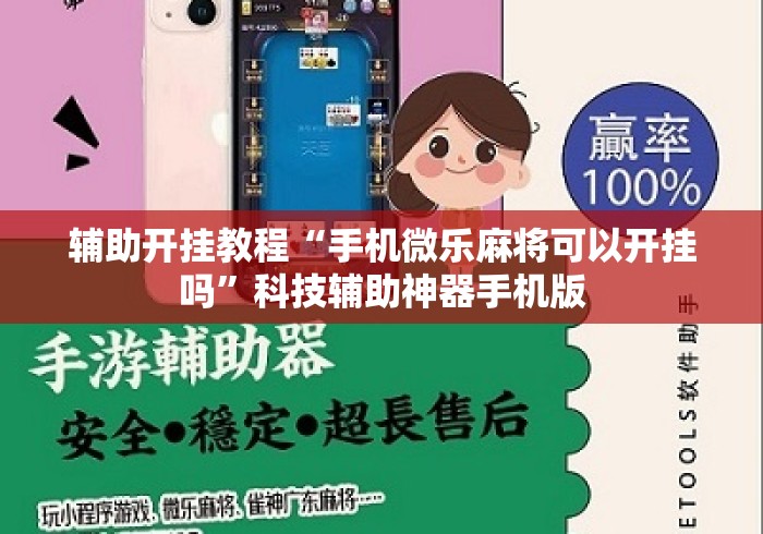 辅助开挂教程“手机微乐麻将可以开挂吗”科技辅助神器手机版