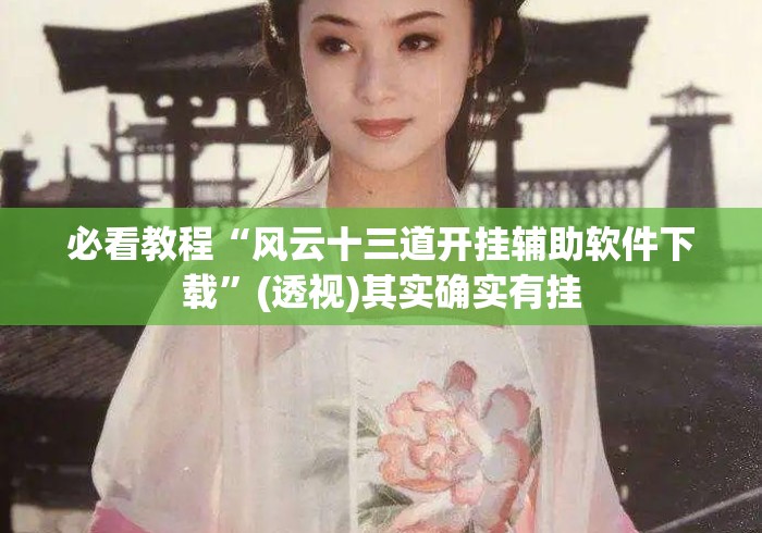 必看教程“风云十三道开挂辅助软件下载”(透视)其实确实有挂