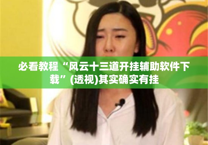 必看教程“风云十三道开挂辅助软件下载”(透视)其实确实有挂