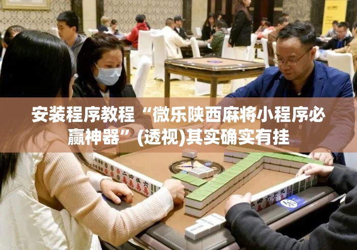 安装程序教程“微乐陕西麻将小程序必赢神器”(透视)其实确实有挂