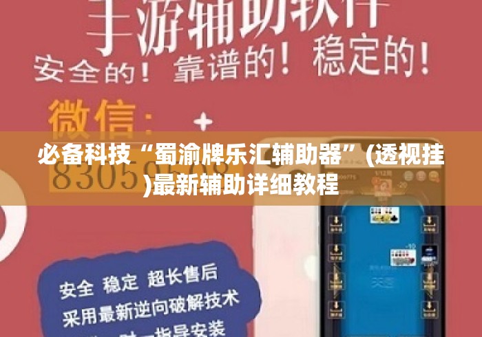 必备科技“蜀渝牌乐汇辅助器”(透视挂)最新辅助详细教程