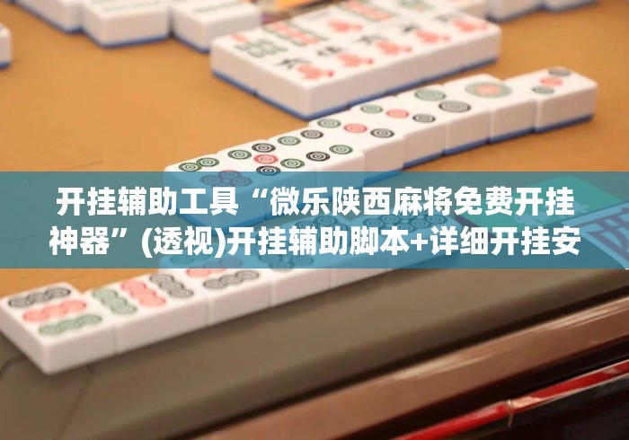 开挂辅助工具“微乐陕西麻将免费开挂神器”(透视)开挂辅助脚本+详细开挂安装教程