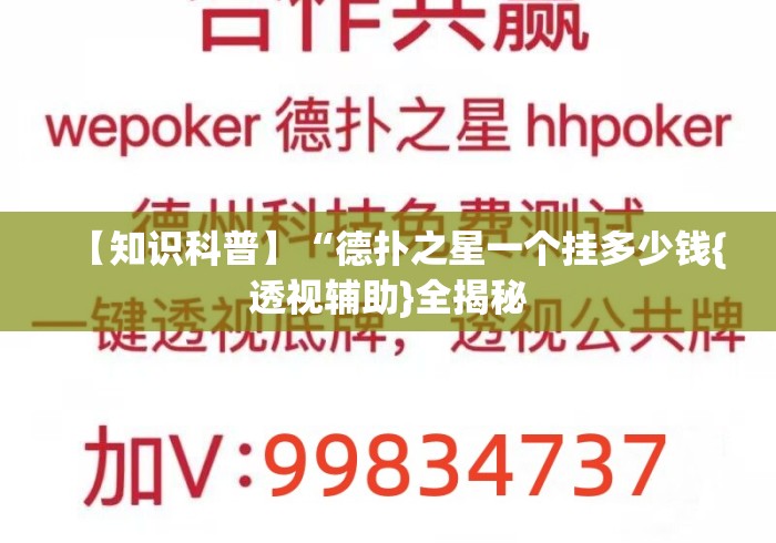 【知识科普】“德扑之星一个挂多少钱{透视辅助}全揭秘