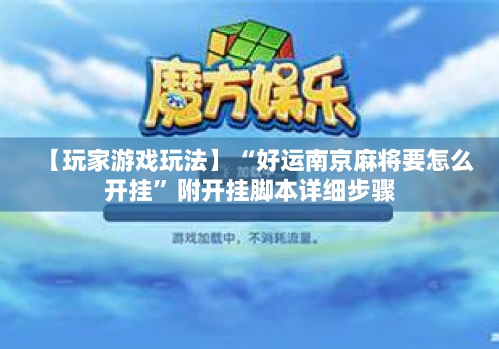 【玩家游戏玩法】“好运南京麻将要怎么开挂”附开挂脚本详细步骤
