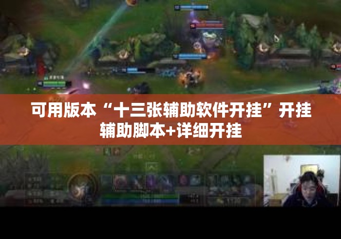 可用版本“十三张辅助软件开挂”开挂辅助脚本+详细开挂