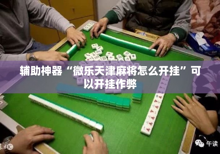 辅助神器“微乐天津麻将怎么开挂	”可以开挂作弊