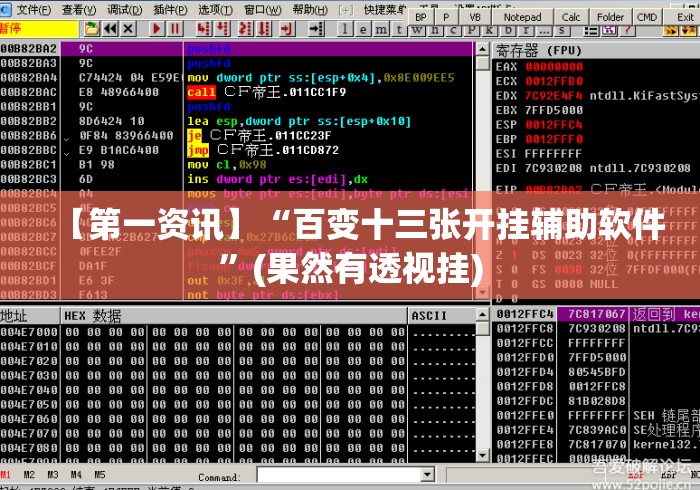 【第一资讯】“百变十三张开挂辅助软件”(果然有透视挂)