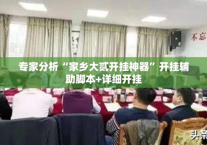 专家分析“家乡大贰开挂神器”开挂辅助脚本+详细开挂