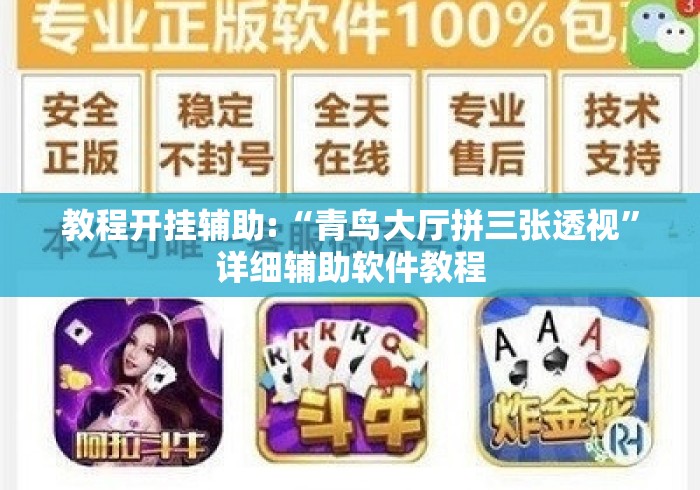 教程开挂辅助:“青鸟大厅拼三张透视”详细辅助软件教程
