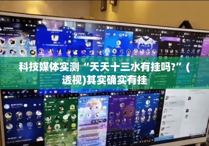 科技媒体实测“天天十三水有挂吗?”(透视)其实确实有挂