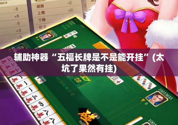 辅助神器“五福长牌是不是能开挂	”(太坑了果然有挂)