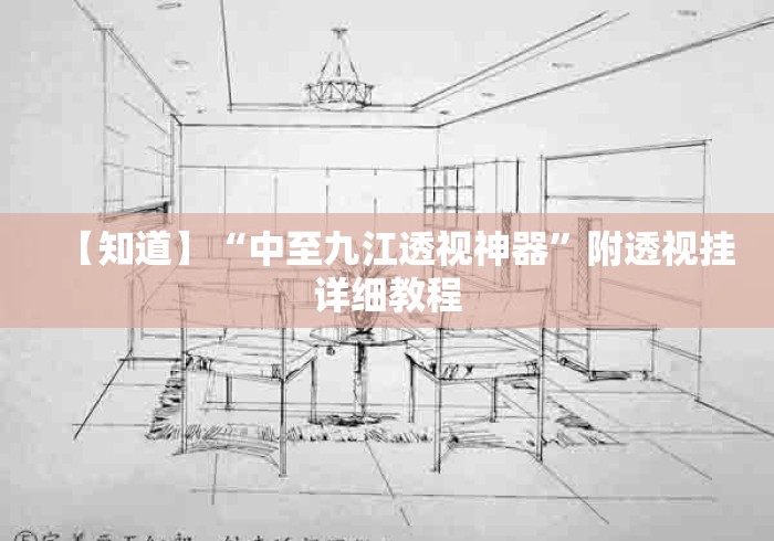 【知道】“中至九江透视神器”附透视挂详细教程
