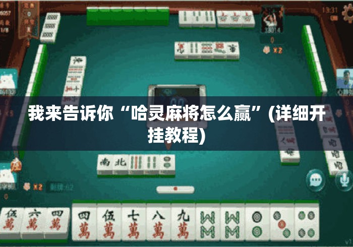 我来告诉你“哈灵麻将怎么赢”(详细开挂教程)