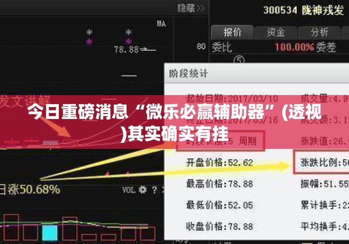 今日重磅消息“微乐必赢辅助器”(透视)其实确实有挂