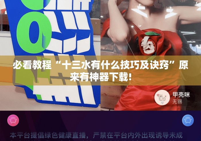必看教程“十三水有什么技巧及诀窍”原来有神器下载!