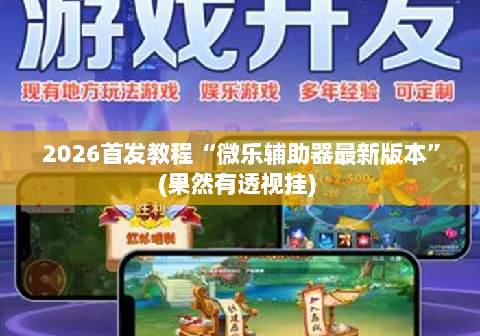 2026首发教程“微乐辅助器最新版本”(果然有透视挂) 