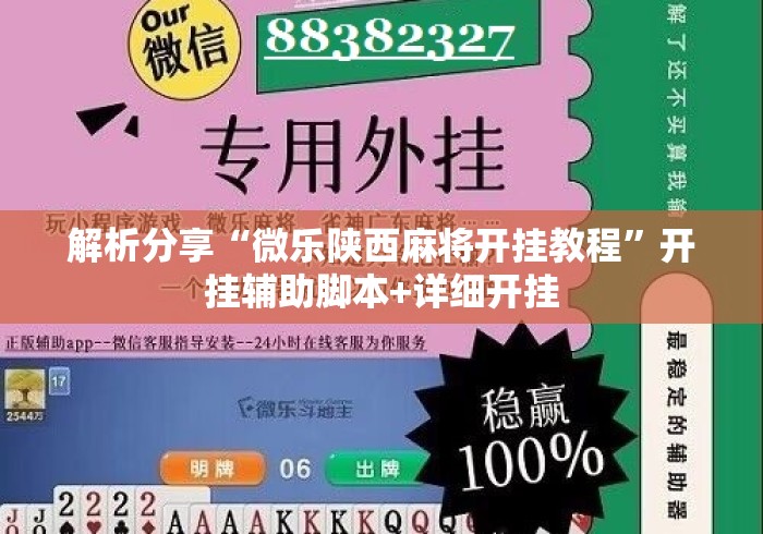 解析分享“微乐陕西麻将开挂教程”开挂辅助脚本+详细开挂