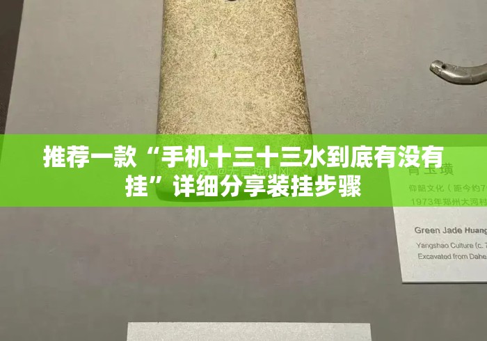 推荐一款“手机十三十三水到底有没有挂”详细分享装挂步骤