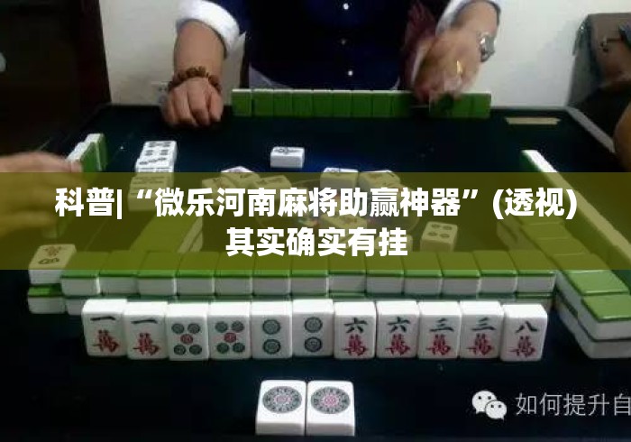 给大家讲解“微乐内蒙麻将开挂版本软件	”揭秘透视辅助万能挂用法
