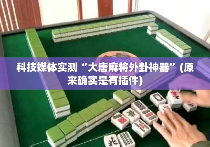 科技媒体实测“大唐麻将外卦神器”(原来确实是有插件)
