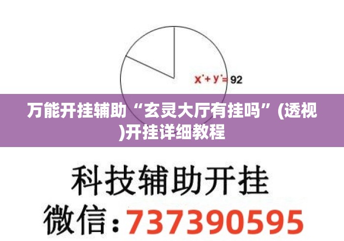 万能开挂辅助“玄灵大厅有挂吗”(透视)开挂详细教程