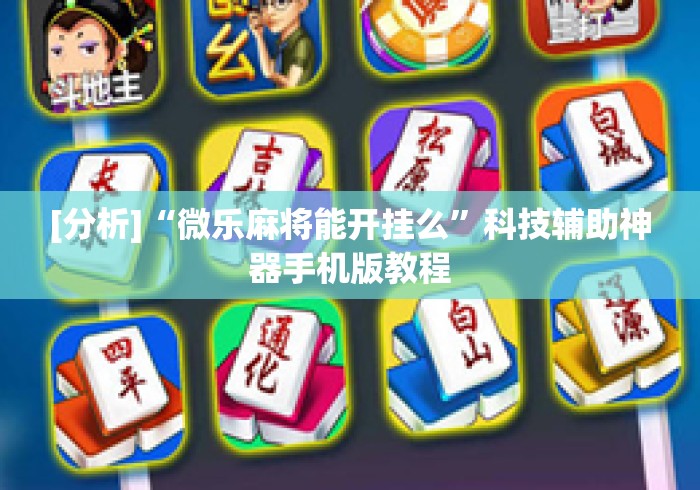 [分析]“微乐麻将能开挂么”科技辅助神器手机版教程
