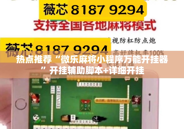 3分钟教程“微乐河北麻将免费房间怎么开挂”揭秘透视辅助万能挂用法