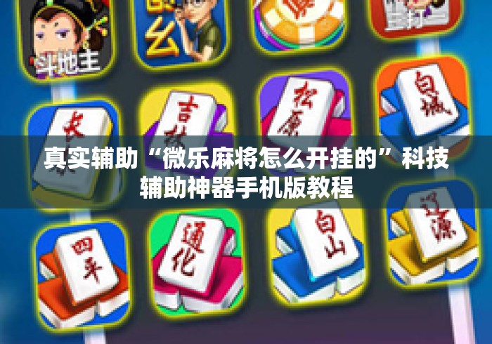 真实辅助“微乐麻将怎么开挂的	”科技辅助神器手机版教程