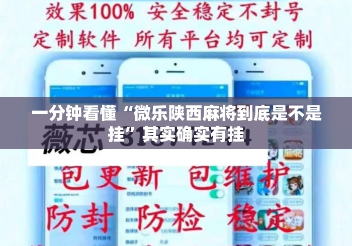一分钟看懂“微乐陕西麻将到底是不是挂”其实确实有挂