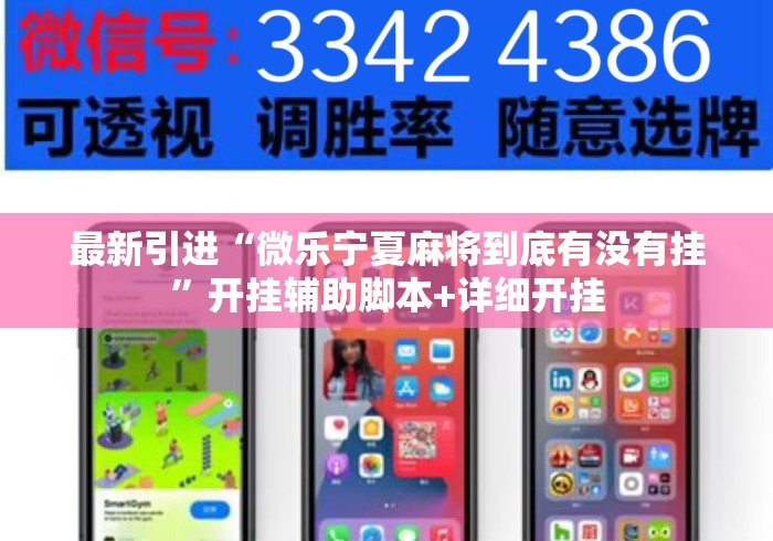 最新引进“微乐宁夏麻将到底有没有挂”开挂辅助脚本+详细开挂