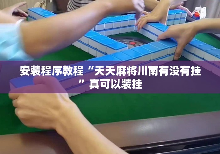 安装程序教程“天天麻将川南有没有挂”真可以装挂