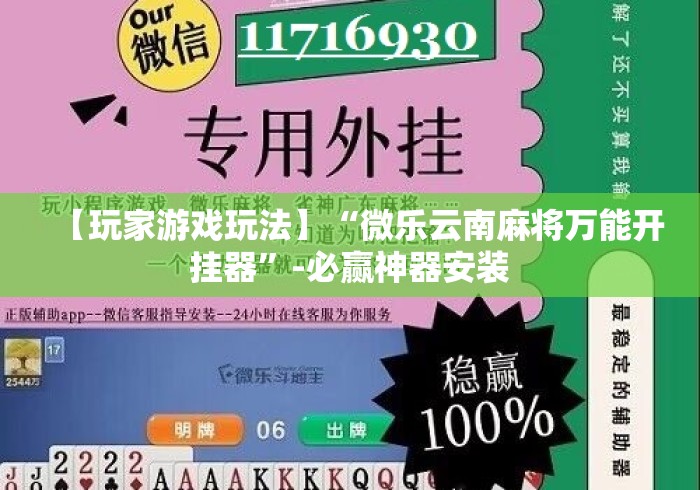 【玩家游戏玩法】“微乐云南麻将万能开挂器”-必赢神器安装