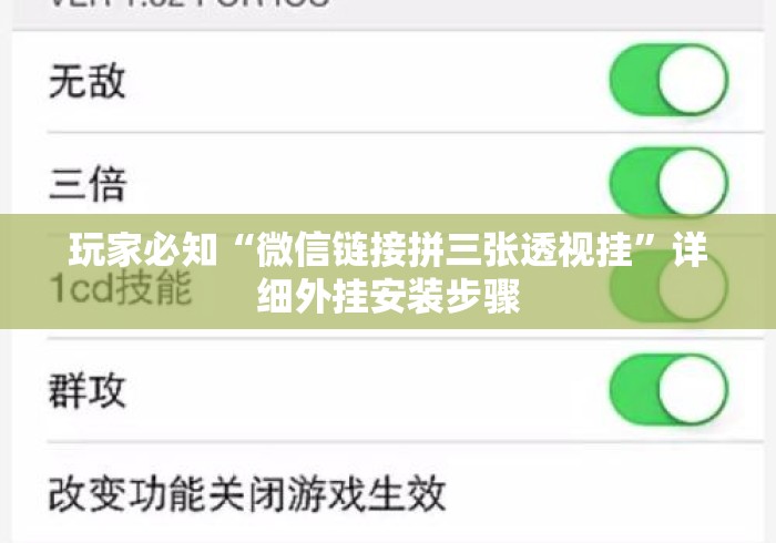 玩家必知“微信链接拼三张透视挂”详细外挂安装步骤