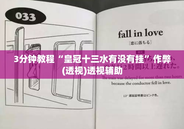 3分钟教程“皇冠十三水有没有挂”作弊(透视)透视辅助
