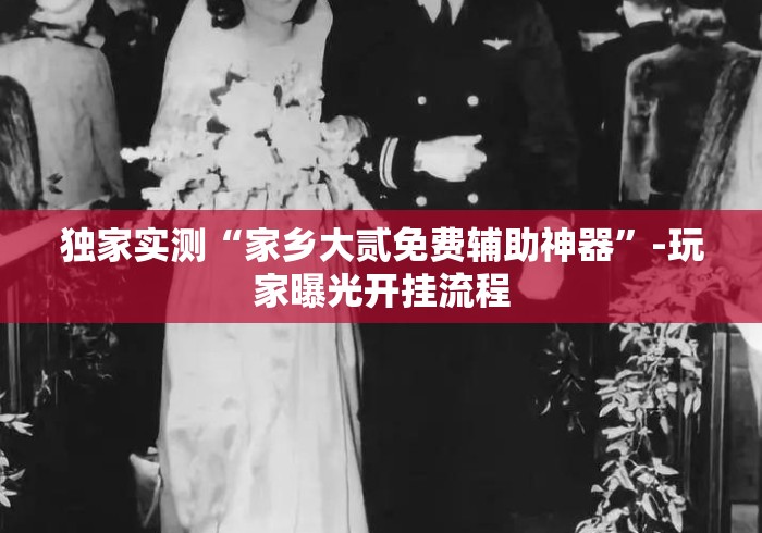 独家实测“家乡大贰免费辅助神器	”-玩家曝光开挂流程