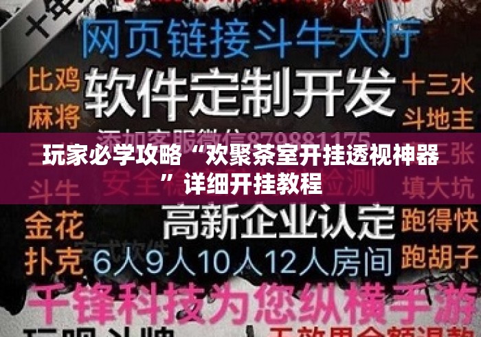 玩家必学攻略“欢聚茶室开挂透视神器”详细开挂教程