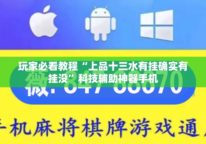 玩家必看教程“上品十三水有挂确实有挂没”科技辅助神器手机