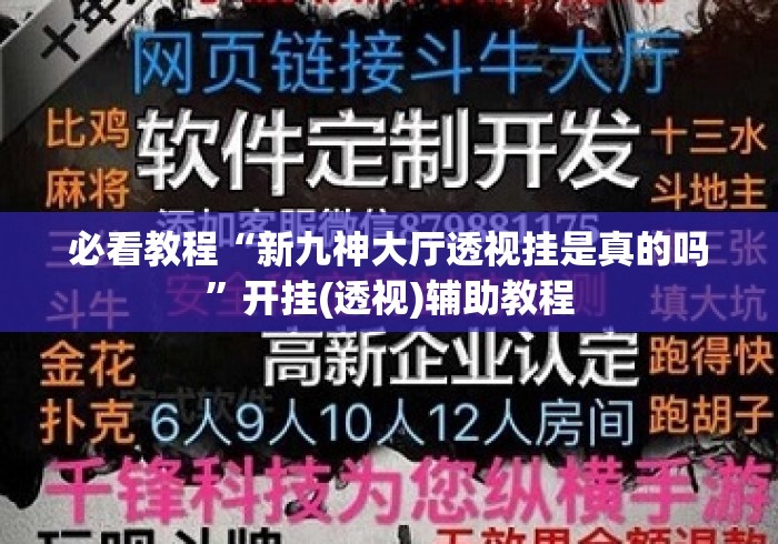 必看教程“新九神大厅透视挂是真的吗	”开挂(透视)辅助教程